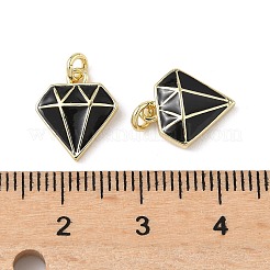 Breloques d'émail en laiton&nbsp;KK-Q039-05B-G