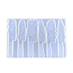 Stampi per decorazioni per display in silicone alimentare a forma di coltello&nbsp;SIMO-PW0006-053A