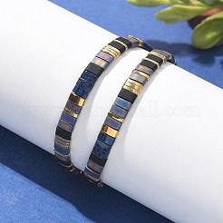 Bracelets coulissants ajustables en perles de verre tila&nbsp;ZN9527-2