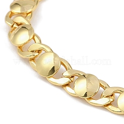 Pulseras de latón con baño de rejilla para mujer&nbsp;BJEW-K244-06G