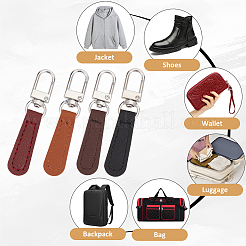 12 pz linguette per cerniera in pelle PU&nbsp;FIND-CY0002-33B