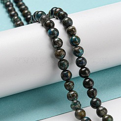 Perline Chrysocolla naturale fili&nbsp;G-A219-A04-01
