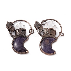 Natürlichen Amethyst große Anhänger&nbsp;G-D483-02AB
