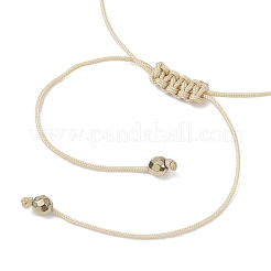 Bracelets à breloques tressés en perles de verre pour Thanksgiving&nbsp;BJEW-JB12560
