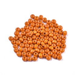 Perles en bois naturel teint&nbsp;TB092Y-10
