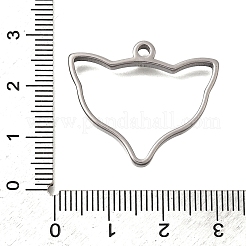 Hohlanhänger aus Edelstahl 304&nbsp;STAS-D381-02C-P