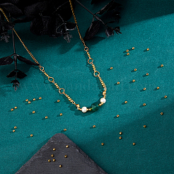 100 Stück runde Spacer-Perlen aus Sterlingsilber&nbsp;STER-DC0001-67