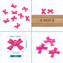 Sprühlackierte Emailanhänger&nbsp;ENAM-TAC0005-04H