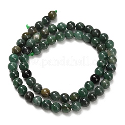 Natürliche afrikanische Jade Perlen Stränge&nbsp;G-F820-K02-6mm
