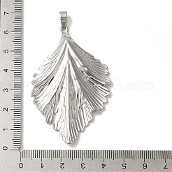 Grands pendentifs en acier inoxydable 304 anti-ternissement&nbsp;STAS-M017-10P