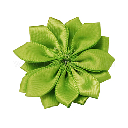 Аксессуары костюма из ткани, цветок, зеленый газон, 37x37x7 мм