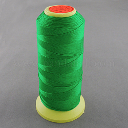 Hilo de coser de nylon, verde, 0.6mm, aproximamente 500 m / rollo