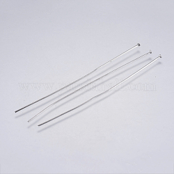 304 Stainless Steel Flat Head Pins, Stainless Steel Color, 70x0.7mm, Head: 1.5mm