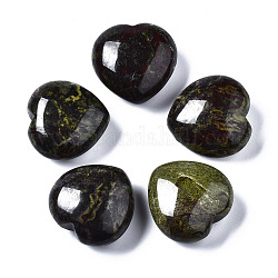 Pietre curative di sangue di drago naturale, pietre d'amore del cuore, pietre di palma tascabili per il bilanciamento del reiki, 29~30x30~31x12~15mm