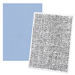 Chemises de gaufrage en plastique, pochoirs de gaufrage concaves-convexes, pour la décoration d'album photo artisanal, motif de tache, 148x105x2.5mm