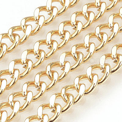 Wholesale Chain, Gold plated Sterling Silver 4mm Diamond Cut Curb