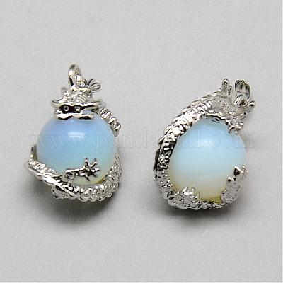 Pendentifs opalite&nbsp;G-T002-26-1