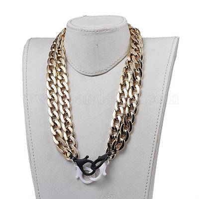 Collane a catena in plastica ccb personalizzate&nbsp;NJEW-JN02881-1