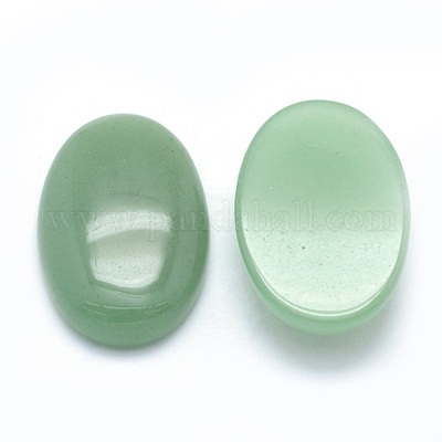 Cabochons naturales aventurina verde&nbsp;G-P393-H02-1