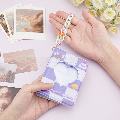 Gorgecraft 3 pouce mini album photo kpop classeur de cartes photo coeur  d'amour porte-carte