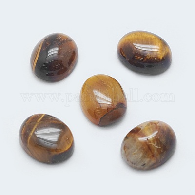 Cabuchones de ojo de tigre naturales&nbsp;G-G759-Z09-1