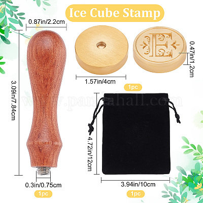 Monogram Company Logo Engraved Business Ice Cube Stamp - China Ice