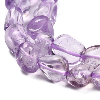 Natürlichen Amethyst Perlen Stränge&nbsp;G-P568-C04-01-1
