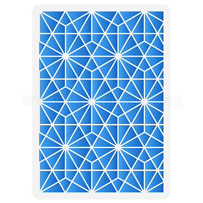 1pc DIY Craft Layering Geometric Stencils for Painting on Wood