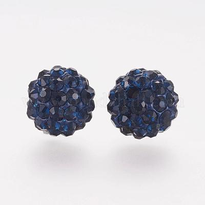 Polymer Ton Strass Perlen&nbsp;RB-K050-8mm-C15-1