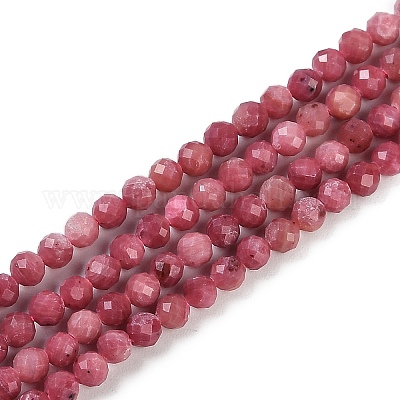 Chapelets de perles en rhodonite naturelle&nbsp;G-P553-G06-02-1