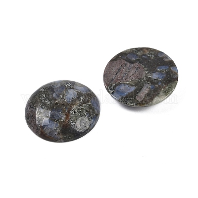 Natürliche Glaukophan-Cabochons&nbsp;G-H1596-FR-25mm-19-1