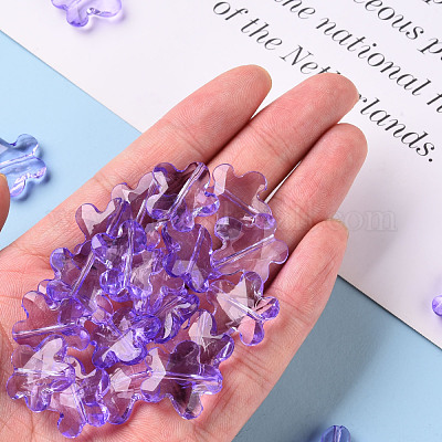 HDKEAN Perline Colorate Trasparenti A Forma Di Fiore Sfuso - Foto 8