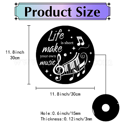 Disques en mousse&nbsp;DJEW-WH0052-005-1