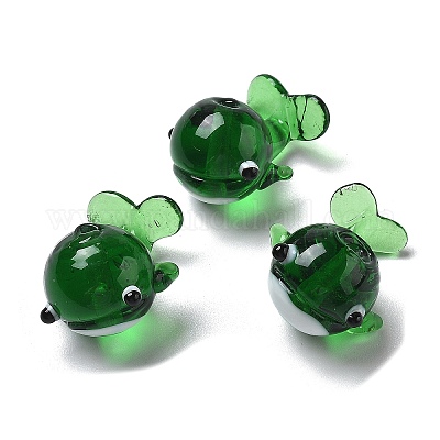 Perline irregolari fatte a mano in lampwork&nbsp;LAMP-P067-02-1