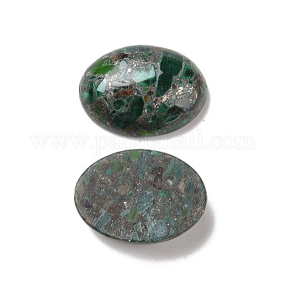 Natur Malachit Cabochons&nbsp;G-E464-42O-1