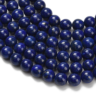 Natürlicher Lapislazuli Perlenstränge&nbsp;G-L642-B05-6mm-1
