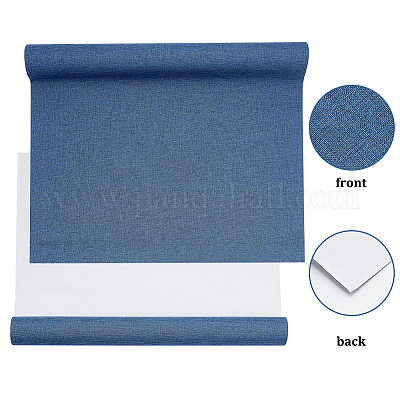 Wholesale OLYCRAFT 39.4x16.9 Inch Royal Blue Imitation Leather Book Binding  Cloth Bookcover Velvet Surface with Paper Backed Book Cloth Close-Weave  Book Cloth for Book Binding Velvet Box Making DIY Crafts 