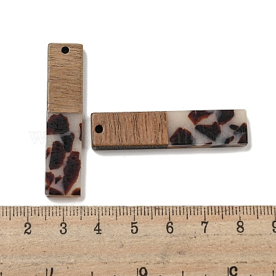 Pendentifs en résine et bois de noyer&nbsp;FIND-B042-20E-1