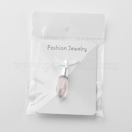 Natural Crystal Point Pendants X-G-G596-17E-P-1