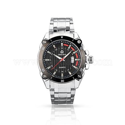 Нержавеющая сталь высокого качества кварцевые наручные часы для мужчин WACH-A003-02-1