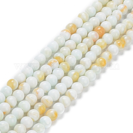 Vetro perle tonde fili GLAA-M044-01D-1