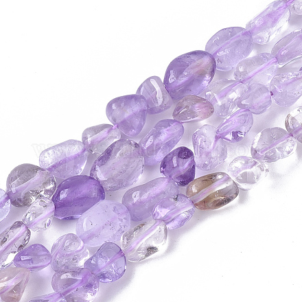 Natural Amethyst Beads Strands G-S363-054-1