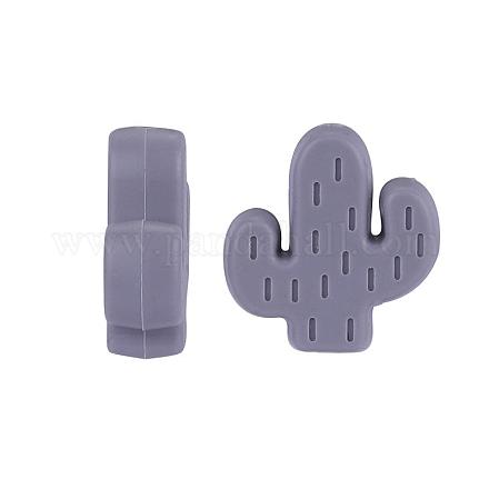 Perles focales en silicone écologique de qualité alimentaire cactus 20 pièce JX906J-1