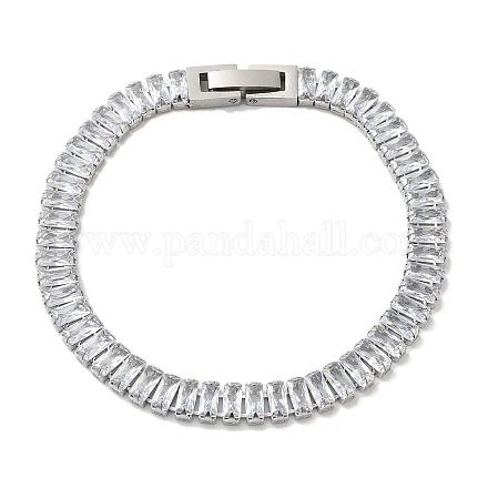 Bracelet de tennis en zircone cubique BJEW-M301-04P-01-1
