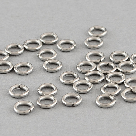 304 Stainless Steel Open Jump Rings A-STAS-Q186-02-6x0.8mm-1