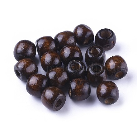 Perles en bois naturel teint X-WOOD-Q007-12mm-11-LF-1