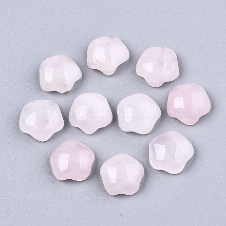 Natural rosa de cabuchones de cuarzo G-T131-53-1