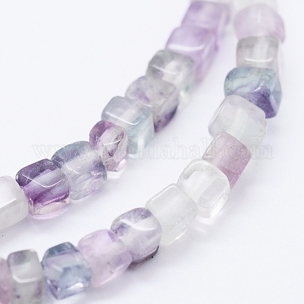 Natural Fluorite Beads Strands G-K260-08H-1