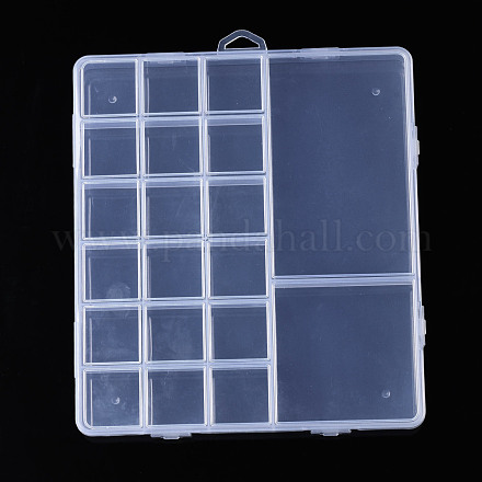 Recipientes rectangulares de almacenamiento de perlas de polipropileno (pp) CON-S043-041-1