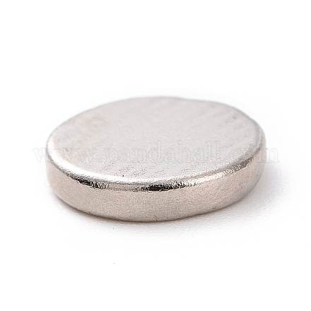 小さな円形の磁石  ボタンマグネット  強力な磁石の冷蔵庫  プラチナ  8x2mm FIND-I002-04A-1
